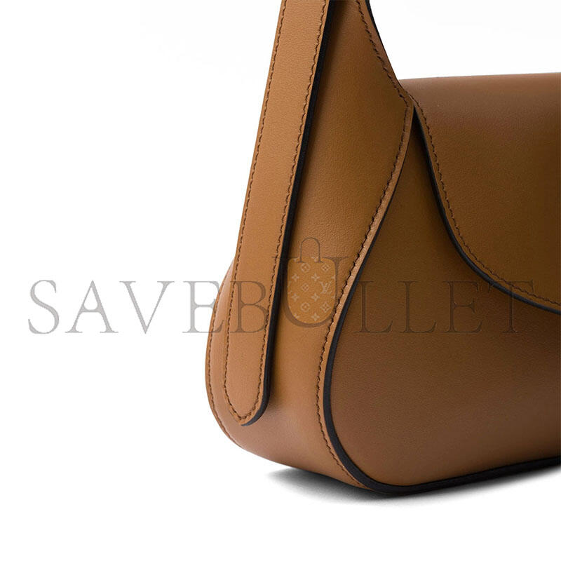 PRADA SMALL LEATHER SHOULDER BAG 1BD358 (25*15*5cm)